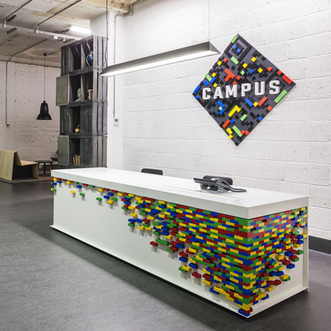 Google UK Campus Reception by Jump Studios