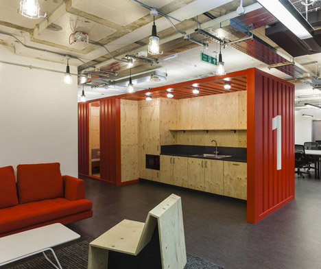 Google UK Campus Kitchen by Jump Studios