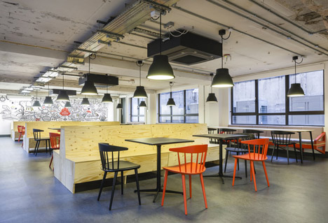 Google UK Campus Canteen by Jump Studios