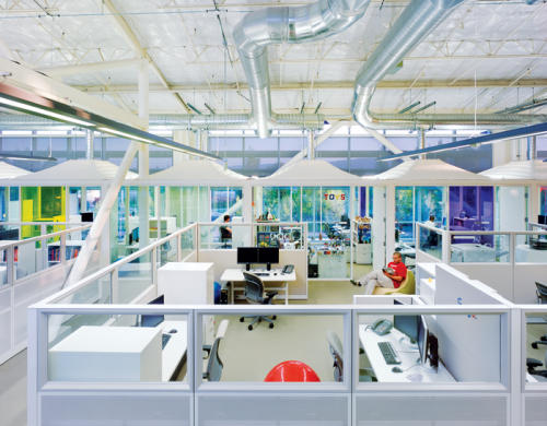 Google Office. Designer: One Work Place http://www.oneworkplace.com